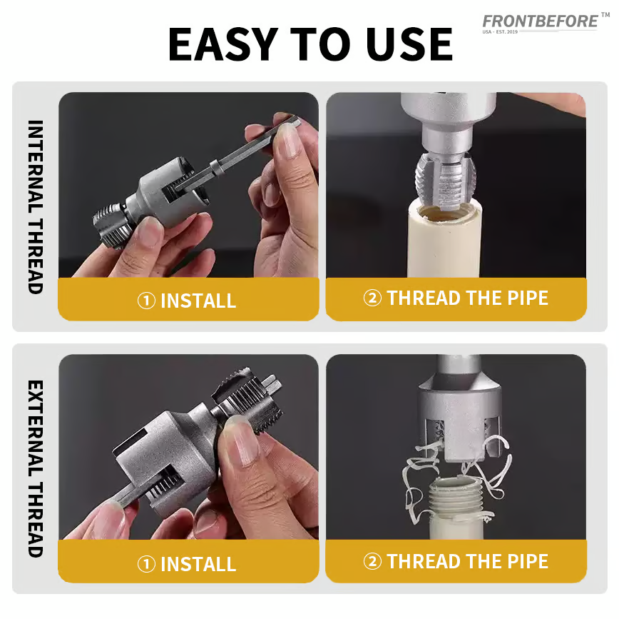 🔥LAST DAY 49% OFF🔥Integrated Internal & External Pipe Threading Tool