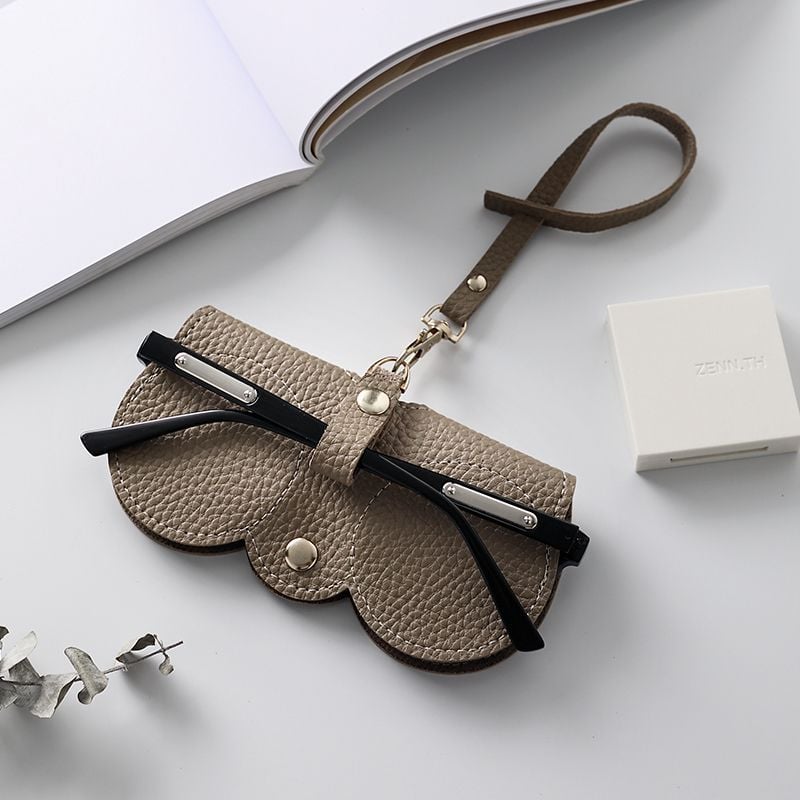 🏆Flash Sale⚡ 50K+ SOLD!🔥✨Soft PU Leather Sunglasses Bag👓️