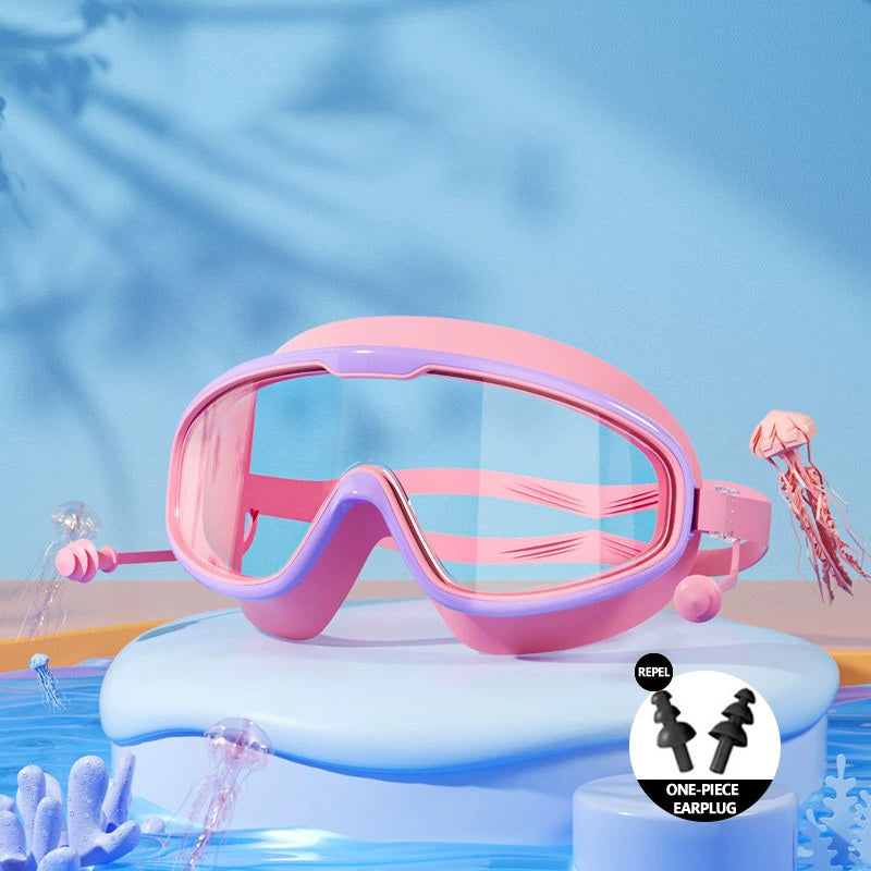 🔥Last Day Promotion 49% OFF HD Anti-Fog Large Frame Swimming Goggles for Kids (Ages 6-16)