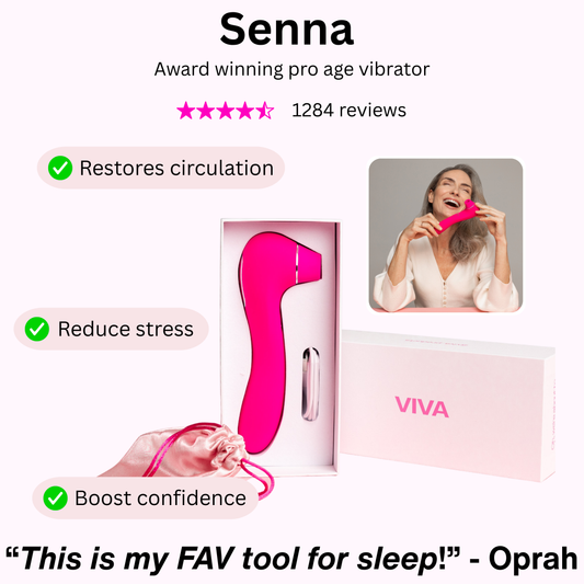Senna Pro-Age Premium Vibrator | Therapeutic Stress Relief & Libido Support | Body-Safe Medical Grade Silicone