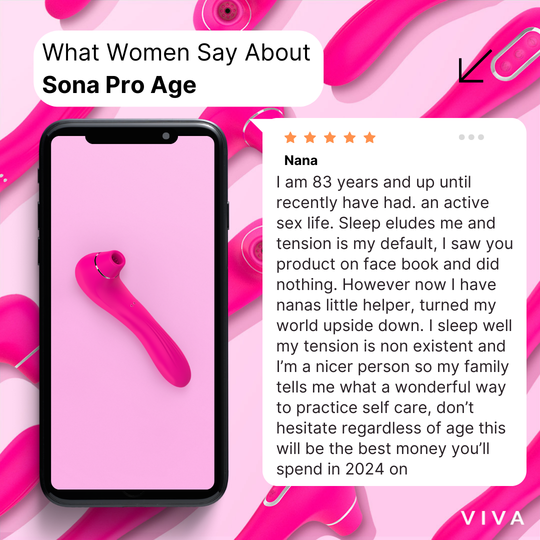 Senna Pro-Age Premium Vibrator | Therapeutic Stress Relief & Libido Support | Body-Safe Medical Grade Silicone