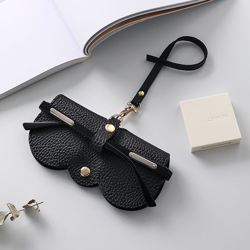 🏆Flash Sale⚡ 50K+ SOLD!🔥✨Soft PU Leather Sunglasses Bag👓️