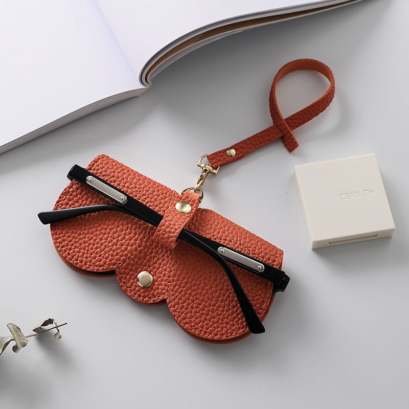 🏆Flash Sale⚡ 50K+ SOLD!🔥✨Soft PU Leather Sunglasses Bag👓️