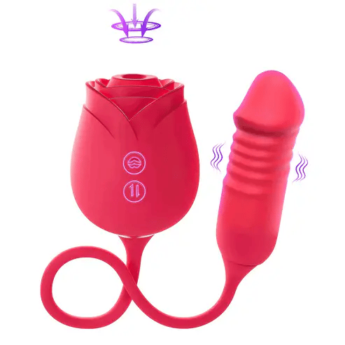 Rose Intimacy Set — Suction, Vibration & Thrust